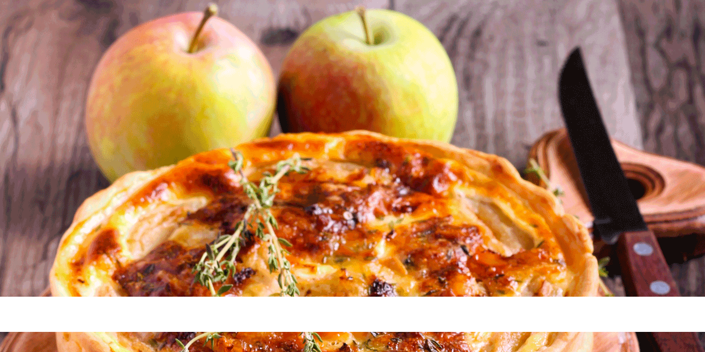 brie and apple waffles