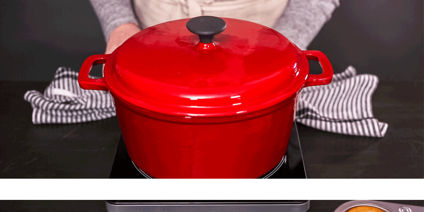 how to cook in a enameled cast iron dutch oven