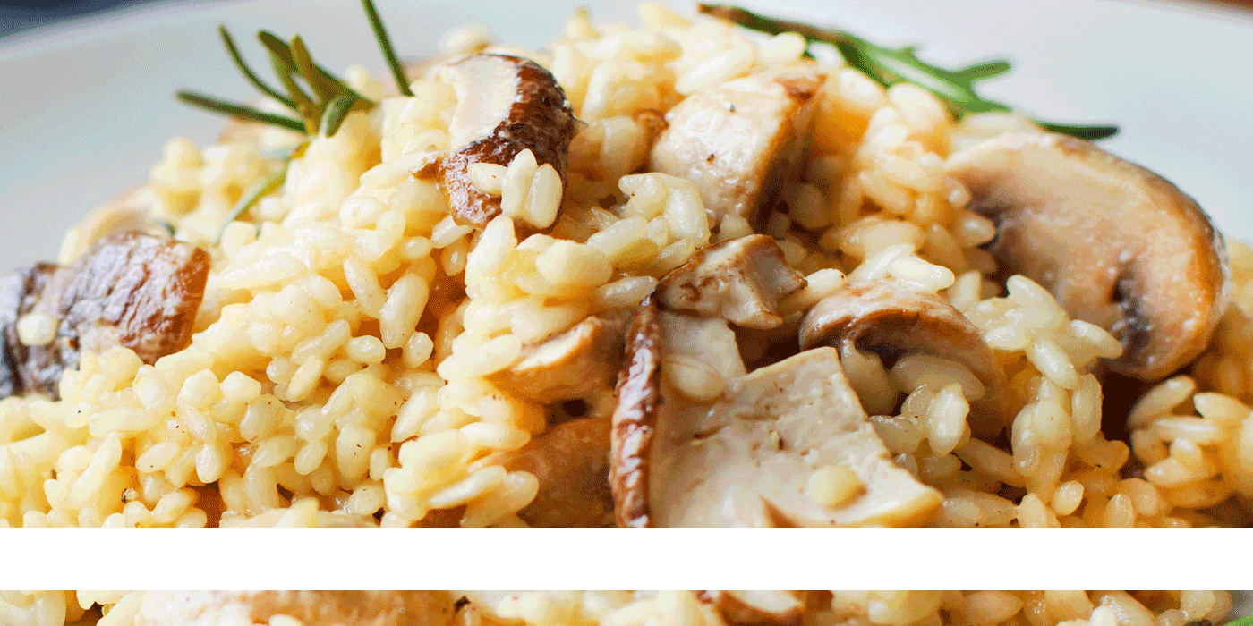 mushroom risotto