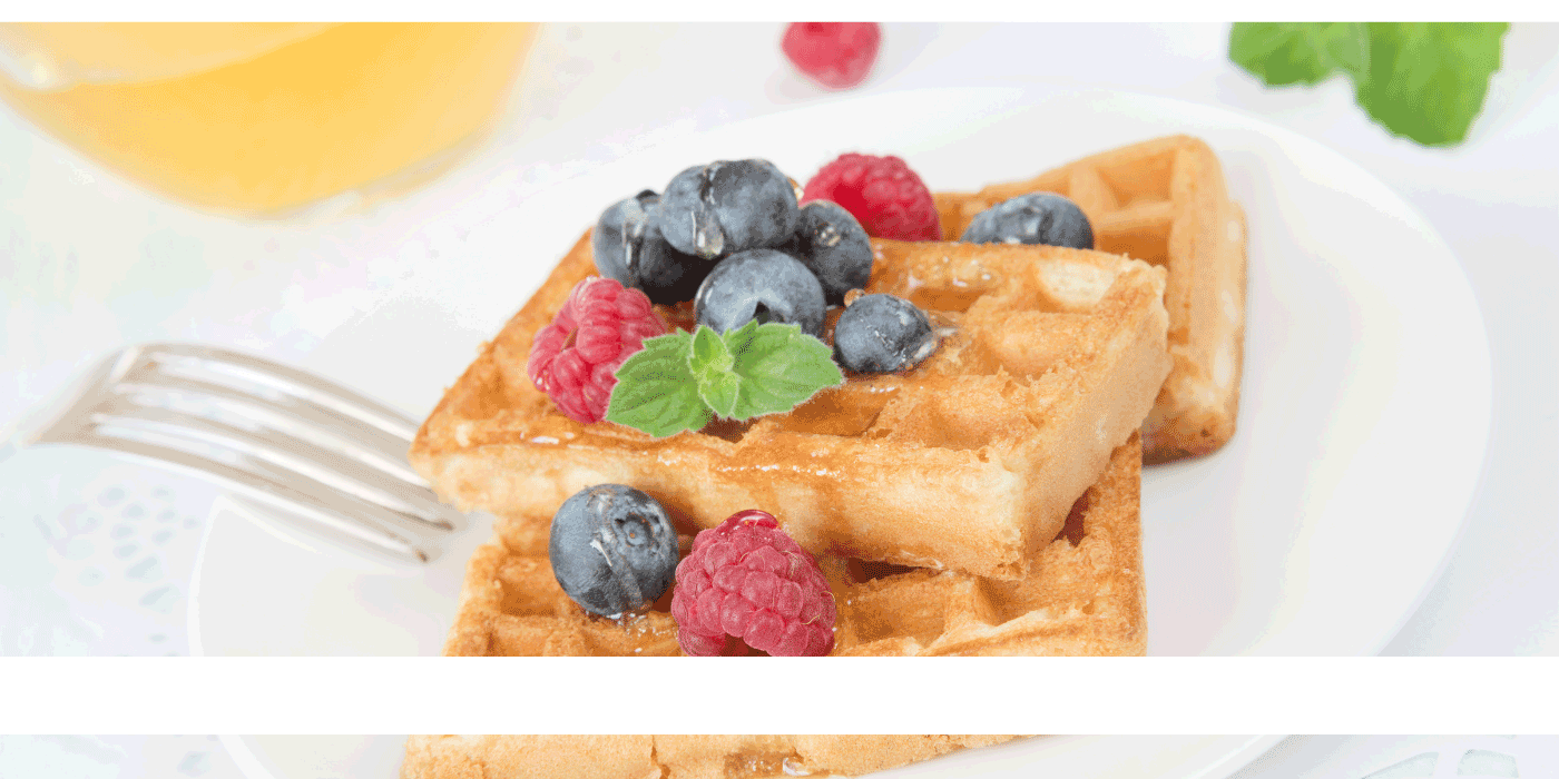 raspberry lemonade cheesecake stuffed waffles