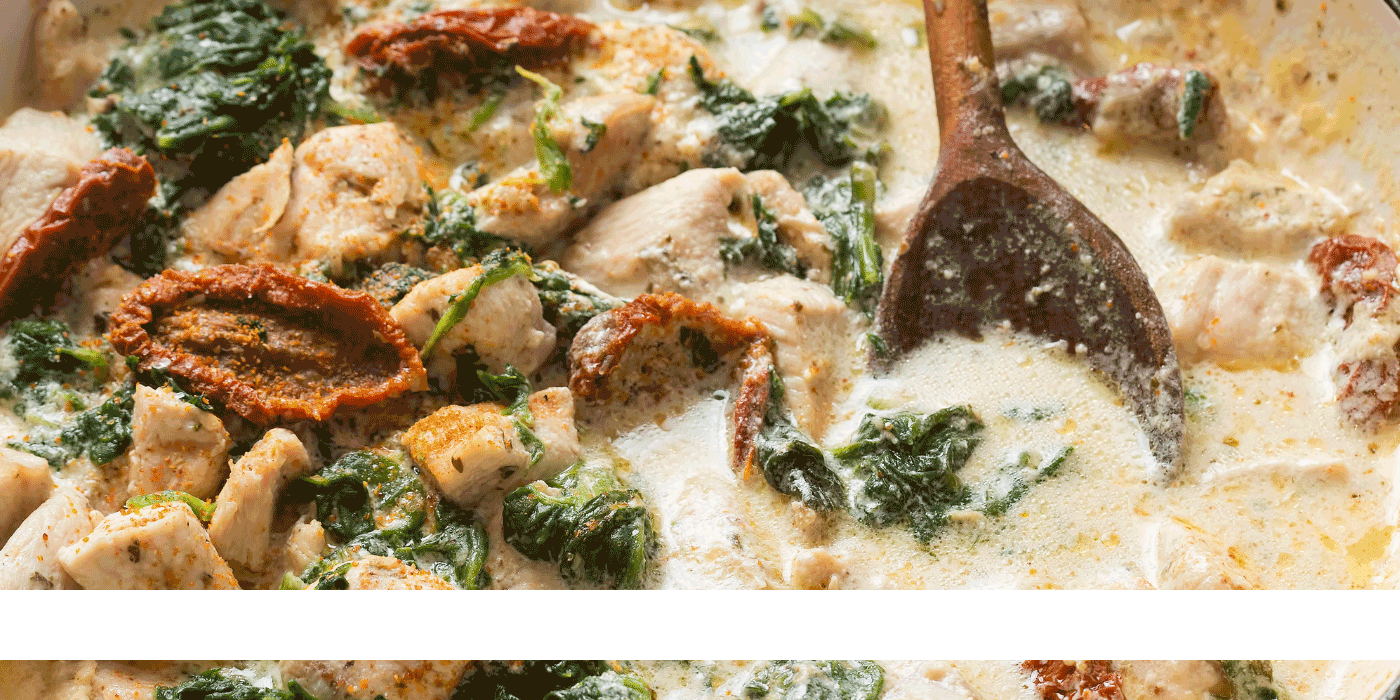 dutch oven creamy tuscan chicken