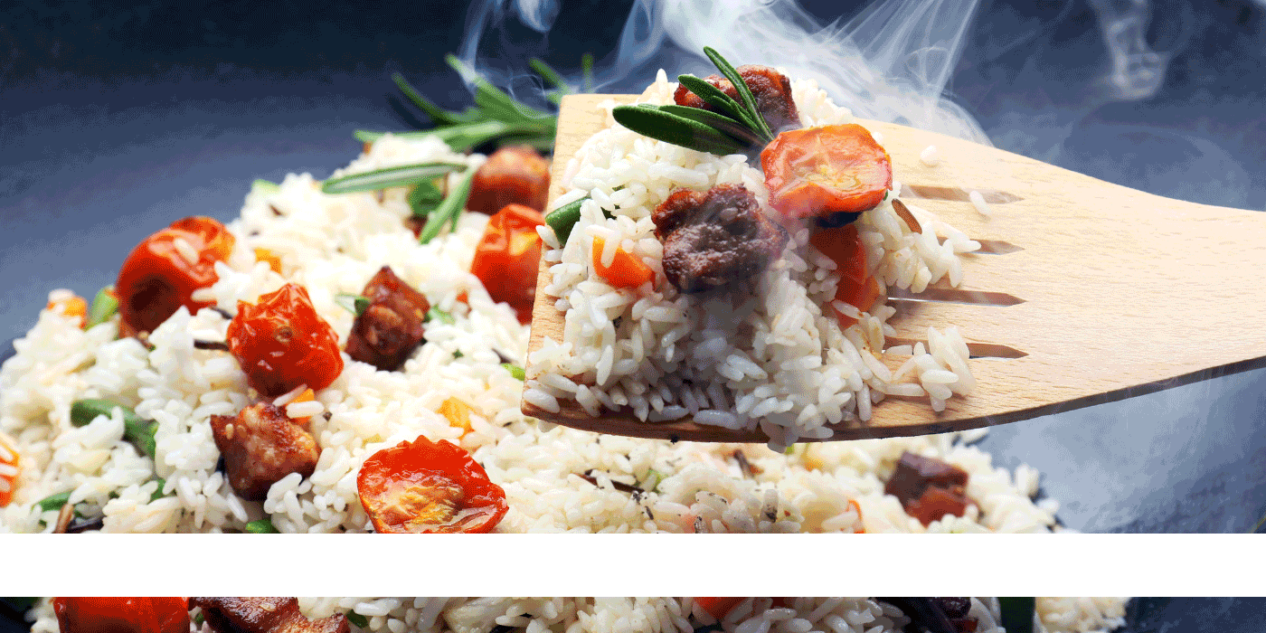 how to make pilau rice with peas