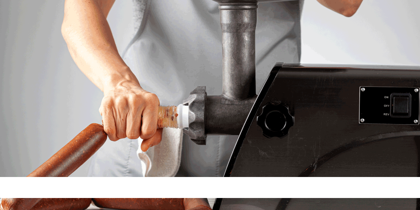 how to use an enterprise sausage stuffer