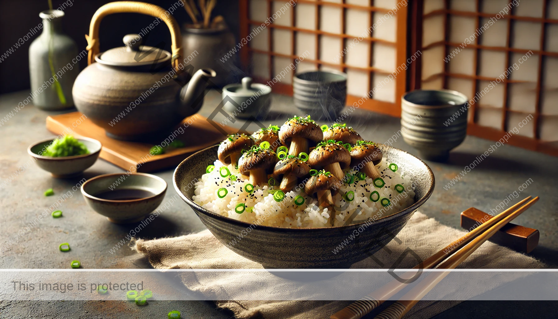 Matsutake Gohan (Pine Mushroom Rice)