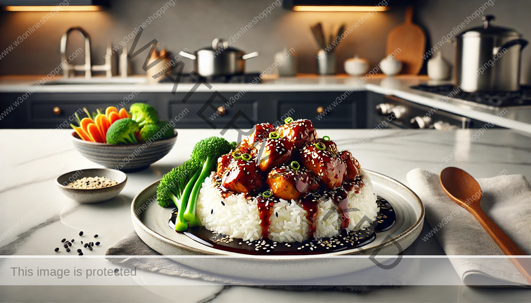 Modern Teriyaki Chicken Rice