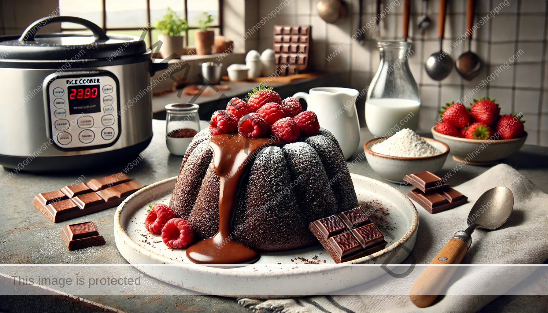 Rice Cooker Chocolate Lava Cake Rice Cooker Chocolate Lava Cake