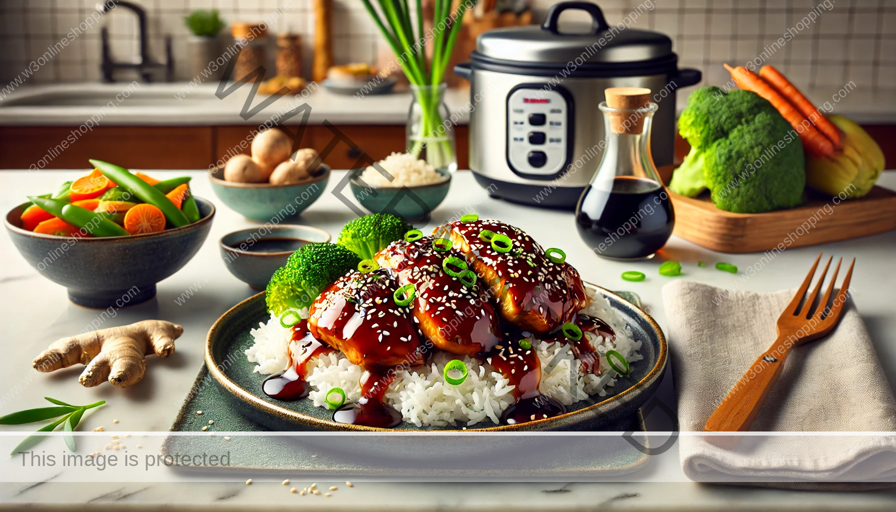 Teriyaki Chicken and Rice Teriyaki Chicken and Rice