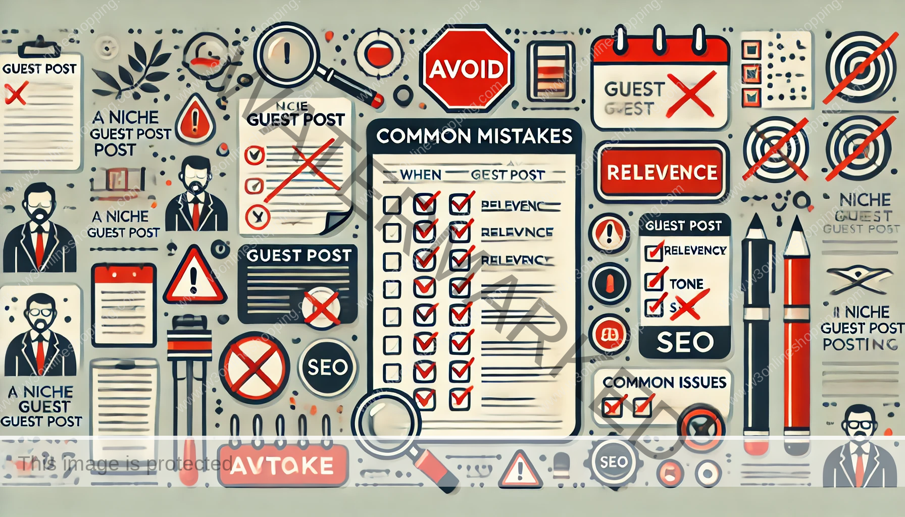 common mistakes to avoid when submitting a niche guest post
