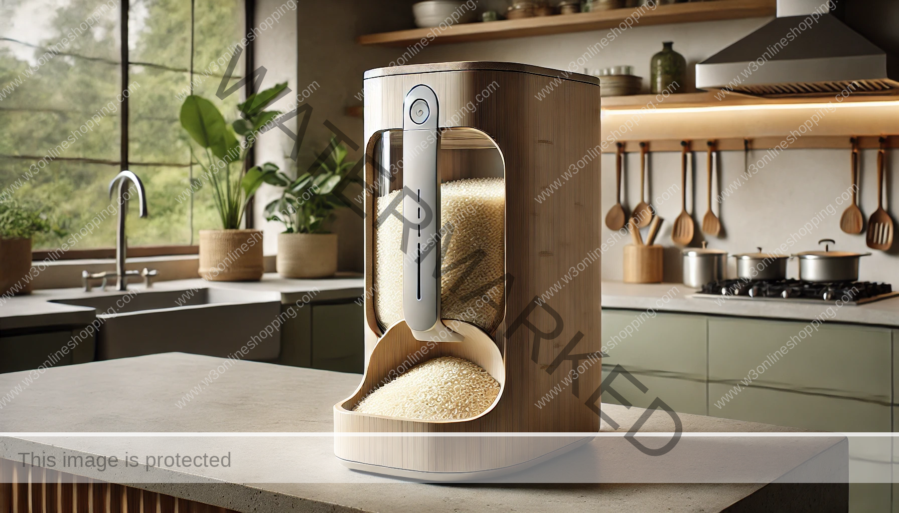 eco-friendly rice dispenser