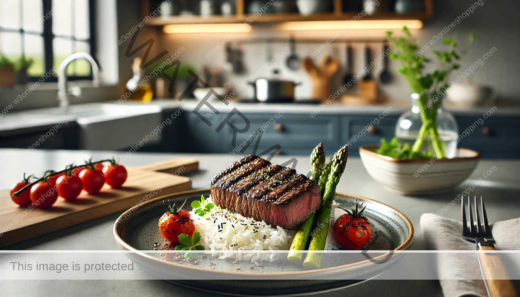 rice with steak recipe